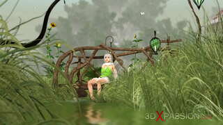 Hot sex! Kåt vakreste eventyr og gnome i landsbyen