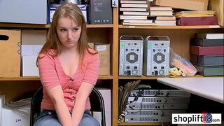 Hot young girl thief fucked by a corrupt cop